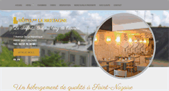 Desktop Screenshot of hotel-le-bretagne.com